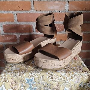 Brown Platform Sandals